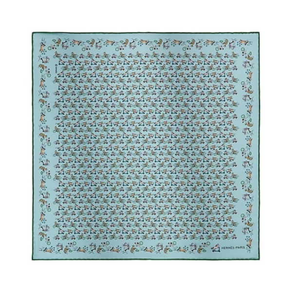 Pocket Square Hellblau