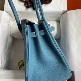 Birkin 35 Bleu Jean Togo