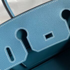 Birkin 35 Bleu Jean Togo