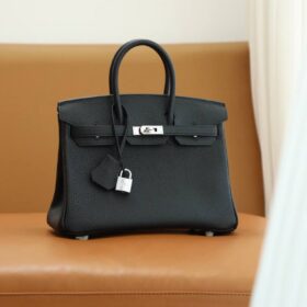 Birkin Black Epsom 30 Silberne