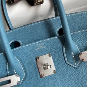 Birkin 35 Bleu Jean Togo
