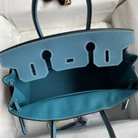 Birkin 35 Bleu Jean Togo