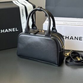 Mini-Bowlingtasche Schwarz 20.5 cm