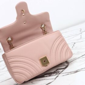 GG Marmont Schultertasche Hellrosa 22 cm
