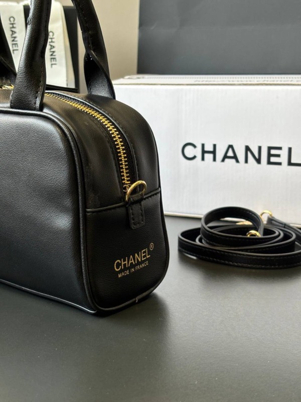 Mini-Bowlingtasche Schwarz 20.5 cm