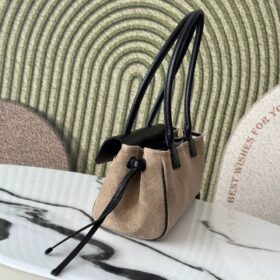 Small Tote Wildleder/Schwarz 31 cm