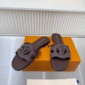 Isola Flat Mule Dunkles Schokoladenbraun