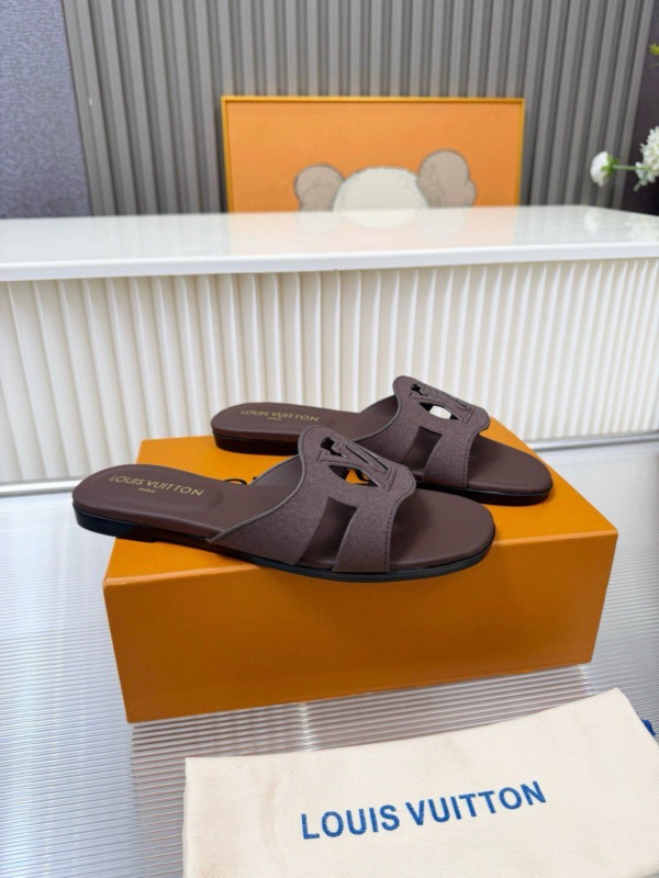 Isola Flat Mule Dunkles Schokoladenbraun