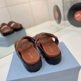 Nubuck Slides Dunkelbraun