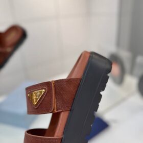 Nubuck Slides Dunkelbraun
