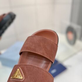 Nubuck Slides Dunkelbraun