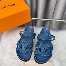 Isola Comfort Mule Blau Denim