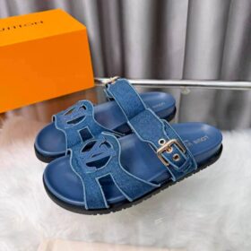 Isola Comfort Mule Blau Denim