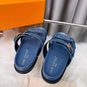 Isola Comfort Mule Blau Denim