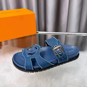 Isola Comfort Mule Blau Denim