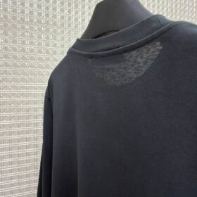 Long-Sleeved Crew-Neck Schwarz