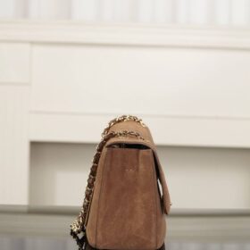 Maxi Flap Tasche Camel 32 cm