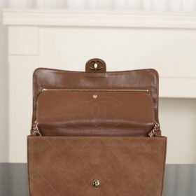 Maxi Flap Tasche Camel 32 cm