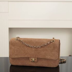 Maxi Flap Tasche Camel 32 cm