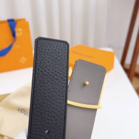 Damier Reversible Schwarz/Grau 4 cm
