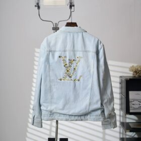 Blouson im Workwear-Stil aus Denim mit gestickter Signatur