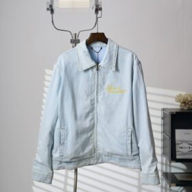 Blouson im Workwear-Stil aus Denim mit gestickter Signatur