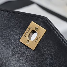 Gürteltasche Schwarz/Gold 18.5 cm