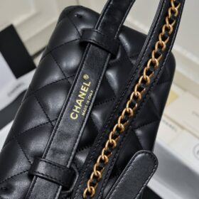 Gürteltasche Schwarz/Gold 18.5 cm