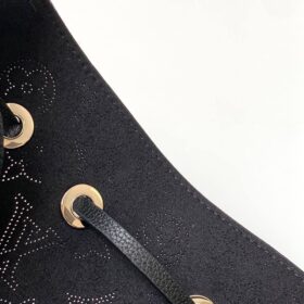 Bella Beuteltasche Schwarz / Silber 22 cm