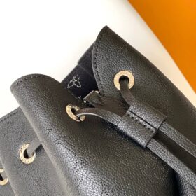 Bella Beuteltasche Schwarz / Silber 22 cm