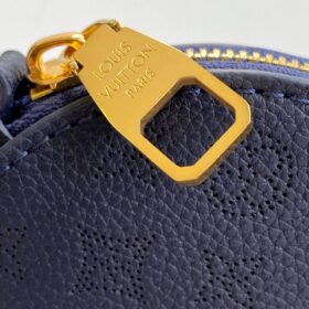 Bella Beuteltasche Marineblau / Gold 22 cm