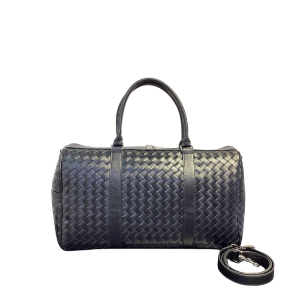 Intrecciato Duffle Schwarz 45 cm