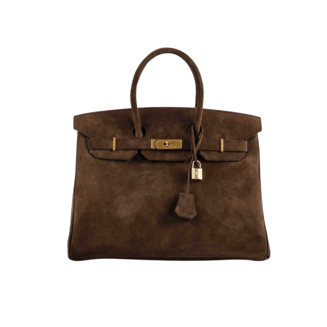 Dunkelbraunes Doblis/Gold 25 cm