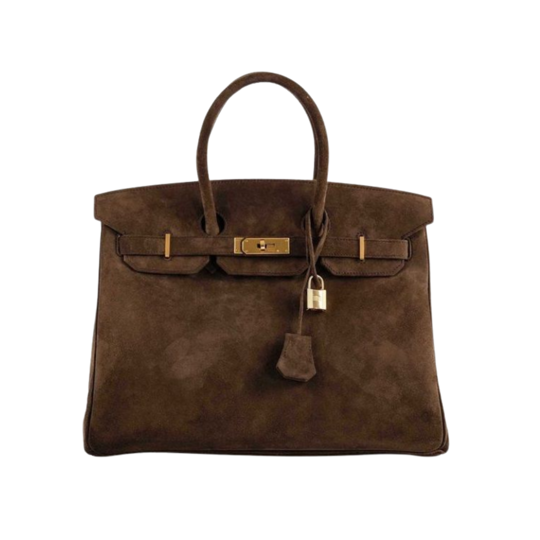 Dunkelbraunes Doblis/Gold 30 cm