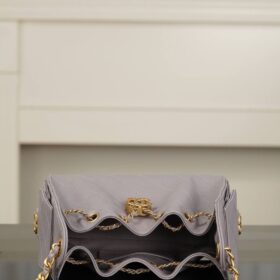 25 Hobo Grau/Gold 22 cm