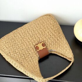 Cabas-Dreieck aus Raffia 45 cm