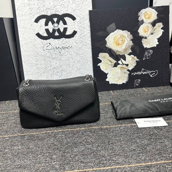 Calypso Weichleder Schwarz/Silber 38 cm