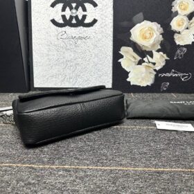 Calypso Weichleder Schwarz/Silber 38 cm