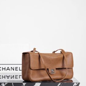 Maxi Flap Braun/Silber 32 cm