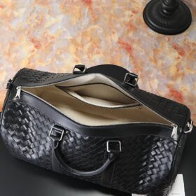 Intrecciato Duffle Schwarz 55 cm