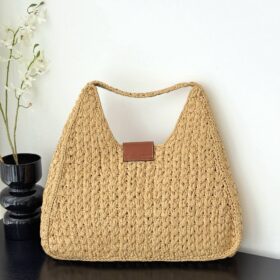 Cabas-Dreieck aus Raffia 45 cm