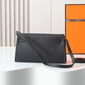 Kelly Elan Schwarz mit Palladium-Hardware 25cm