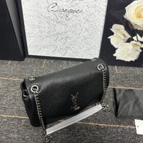 Calypso Weichleder Schwarz/Silber 38 cm