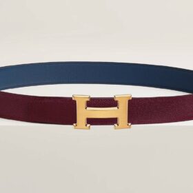 Wendbarer Riemen – Marineblau / Bordeaux 3.8 mm (110cm - 95 EU)