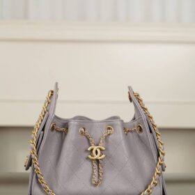 25 Hobo Grau/Gold 22 cm