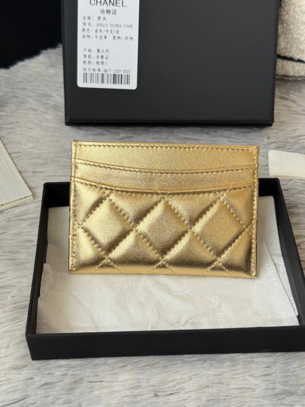 Lammfell Metallic-Gold 7.5 cm