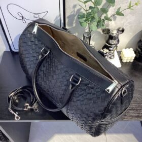 Intrecciato Duffle Schwarz 45 cm
