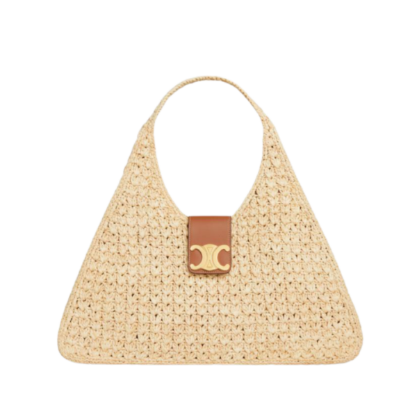 Cabas-Dreieck aus Raffia 45 cm