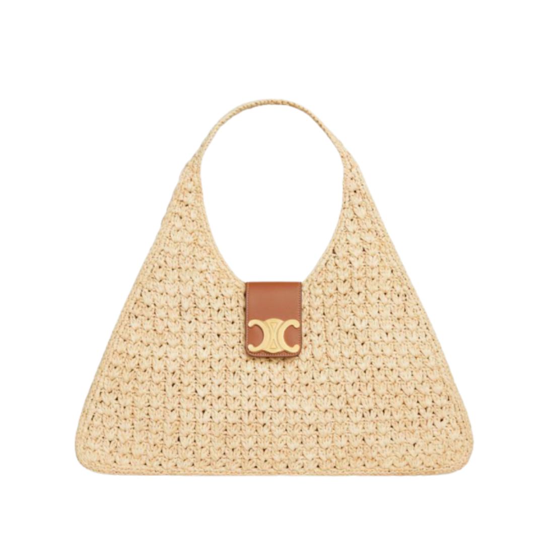 Cabas-Dreieck aus Raffia 45 cm
