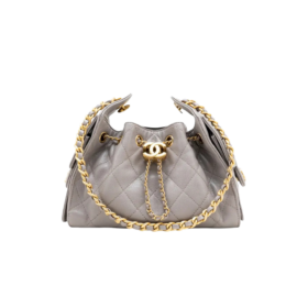 25 Hobo Grau/Gold 22 cm